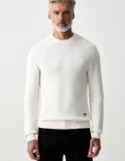 Hackett London пуловер мъжки от памук бежов HM7000213