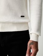 Hackett London пуловер мъжки от памук бежов HM7000213