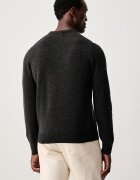 Hackett London пуловер мъжки от вълна сив HM7000287