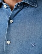 Hackett London риза мъжка синя HM3010760