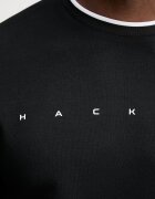 Hackett London Суичър мъжки в черно с принт HM5800087