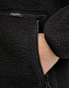Haglöfs Поларен суичър Funäs в черно с качулка с изчистен дизайн 607818