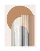 HARTMAN Графика върху акрилно стъкло a.i art Geometric Abstract 09 30 x 40 cm