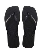 Havaianas Джапанки SQUARE LOGO METALLIC в черно с равна подметка 4148257.2976