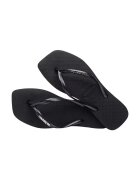Havaianas Джапанки SQUARE LOGO METALLIC в черно с равна подметка 4148257.2976