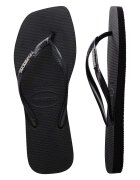 Havaianas Джапанки SQUARE LOGO METALLIC в черно с равна подметка 4148257.2976