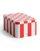 HAY Кутия с капак Tin Container S/17 x 111 x 73 cm в червено