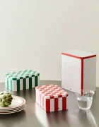 HAY Кутия с капак Tin Container S/17 x 111 x 73 cm в червено