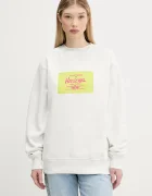 Herschel Памучен суичър в бежово с принт 50550-05977
