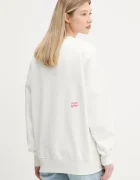 Herschel Памучен суичър в бежово с принт 50550-05977
