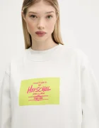 Herschel Памучен суичър в бежово с принт 50550-05977