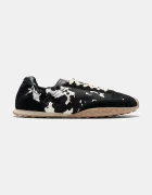 Hoff BRIDGE COW PRINT BLACK маратонки дамски от кожа черни 22661402