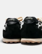 Hoff BRIDGE COW PRINT BLACK маратонки дамски от кожа черни 22661402