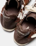 Hoff BRIDGE COW PRINT BROWN маратонки дамски от кожа кафяви 22661401