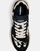 Hoff CITY PRINT BLACK маратонки дамски от велур черни 22602426