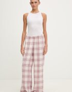 Hollister Co. Долнище на пижама дамско с вискоза розово KI346-5098-602