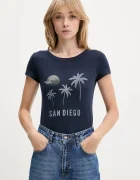 Hollister Co. Памучна тениска
