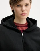 Hollister Co. Суичър в черно с качулка с изчистен дизайн KI352-5171-900