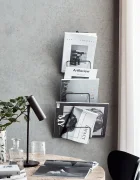 House Doctor Поставка за вестници HDMag 81 x 18 cm в кафяво