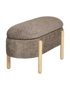 House Nordic Пуф със съхранение Branca 98 x 41 x 48 cm в лилаво