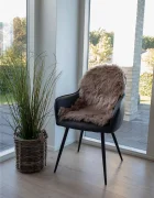 House Nordic Седалка Lambskin Artificial в кафяво