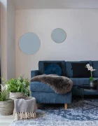 House Nordic Седалка Lambskin Artificial в кафяво