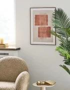 House Nordic Стенна декорация в рамка Mina 50 x 70 cm в оранжево 4991016