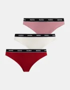 HUGO Бикини (3 чифта) TRIPLET BRIEF STRIPE