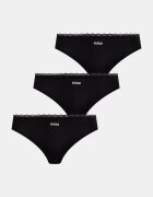 HUGO бикини дамски TRIPLET MICRO BRIEF 3 броя черни 50566738