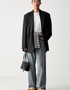 HUGO Blue дънки relaxed fit дамски Leni_S_B тъмносини 50563716