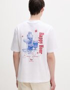 HUGO Blue HUGO синя тениска мъжка памучна Nucavo бяла 50560040