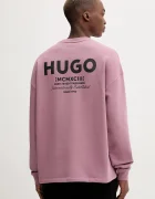 HUGO Blue Памучен суичър Naviu