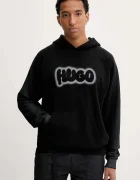 HUGO Blue Памучен суичър Nuneony