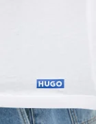 HUGO Blue Памучна тениска (3 броя) с изчистен дизайн