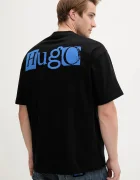 HUGO Blue Памучна тениска Nilte