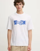 HUGO Blue Памучна тениска Nugix