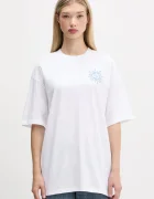 HUGO Blue Памучна тениска Oversize_tee_B_5