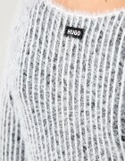 HUGO Blue пуловер дамски с добавена вълна Sibilla_B черен 50569599