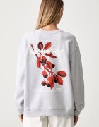 HUGO Blue суичър дамски от памук Classic Crew_B_4 сив 50566576