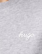 HUGO Blue суичър дамски от памук Damaswee_B сив 50571605