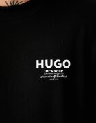 HUGO Blue суичър мъжки от памук Nespon черен 50572772