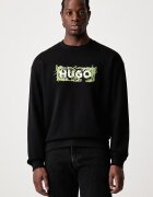 HUGO Blue суичър мъжки от памук Niviocrew черен 50567962