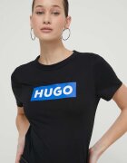 HUGO Blue тениска basic дамска от памук Classic Tee_B черна 50510772