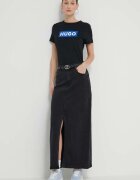 HUGO Blue тениска basic дамска от памук Classic Tee_B черна 50510772