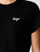 HUGO Blue тениска дамска от памук Damatee_B черна 50575770