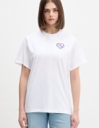 HUGO Blue тениска дамска от памук Vintage Tee_B_8 бяла 50560770