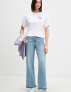 HUGO Blue тениска дамска от памук Vintage Tee_B_8 бяла 50560770