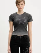 HUGO Blue Тениска Dever_B дамска в сиво 50546936