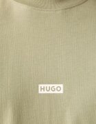 HUGO Blue тениска мъжка от памук Nalono бежова 50509776