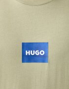 HUGO Blue тениска мъжка от памук Nayonix бежова 50554382